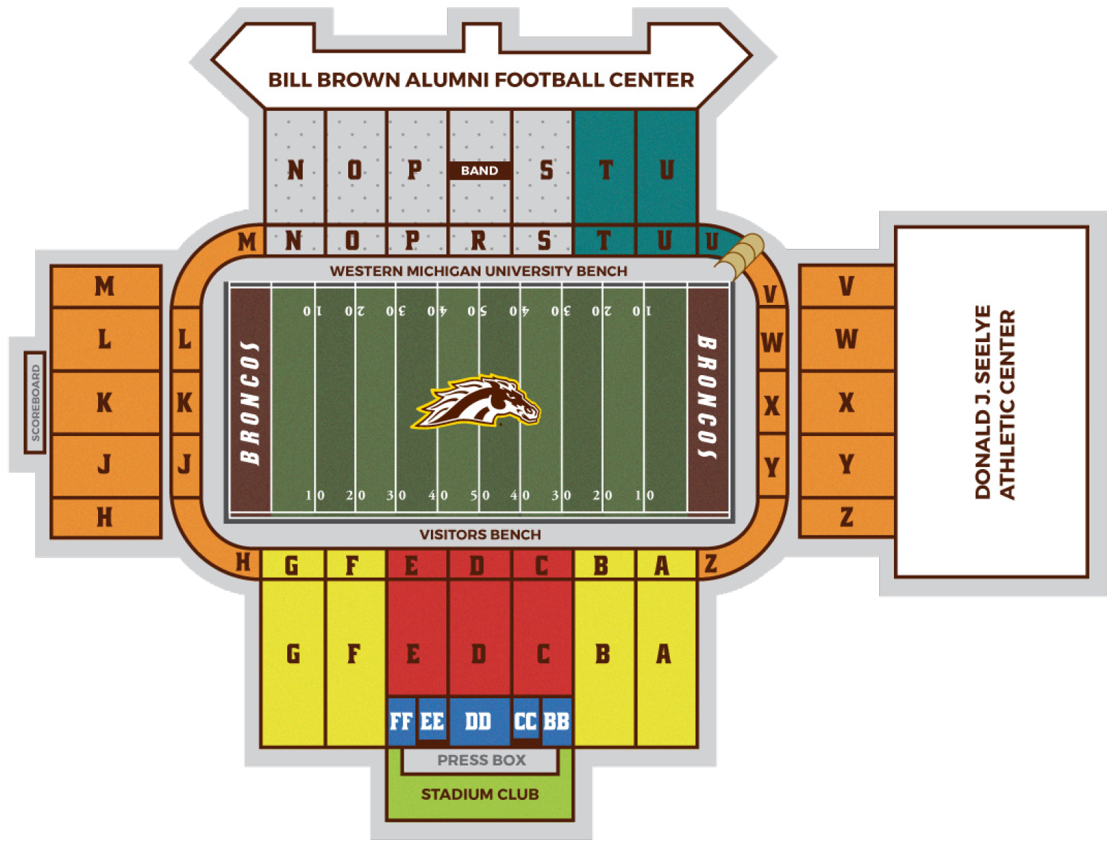Waldo Stadium Seating Chart